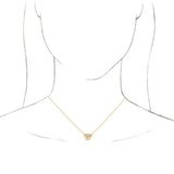 14K Yellow 1/5 CTW Natural Diamond 16-18" Necklace