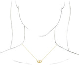 14K Yellow Evil Eye 18" Necklace