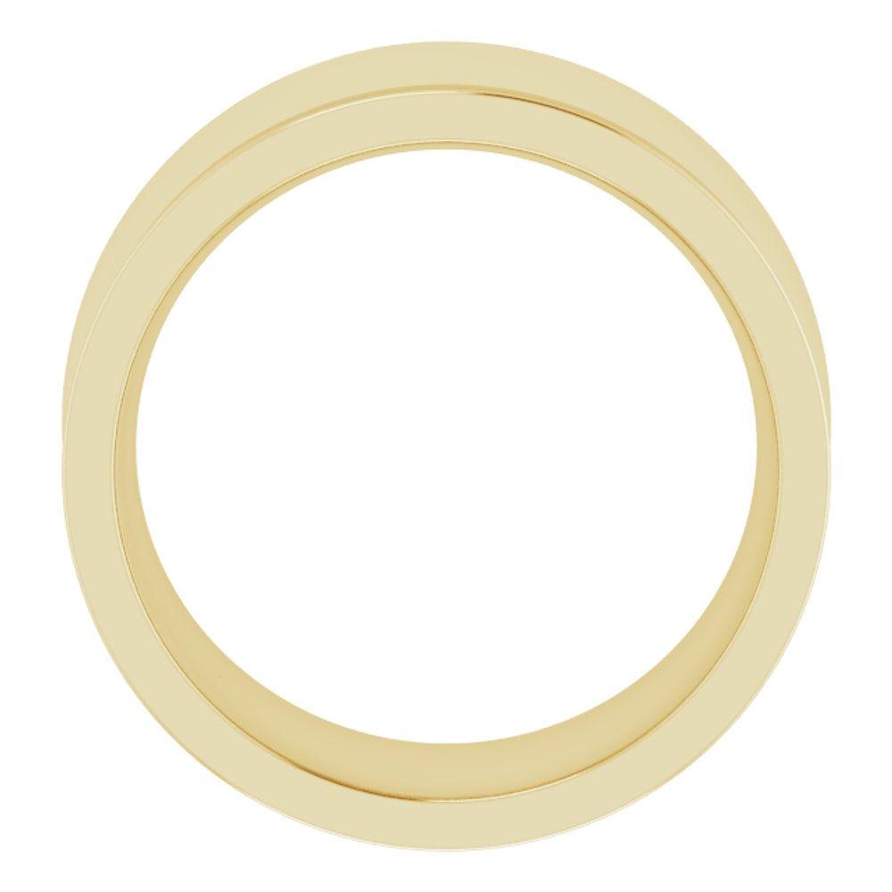 14K Yellow 10 mm Concave Comfort Fit Band