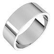 Continuum Sterling Silver 7 mm Flat Band Size 6