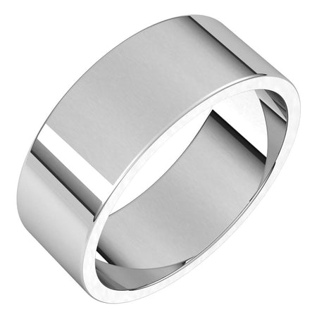 Continuum Sterling Silver 7 mm Flat Band Size 6