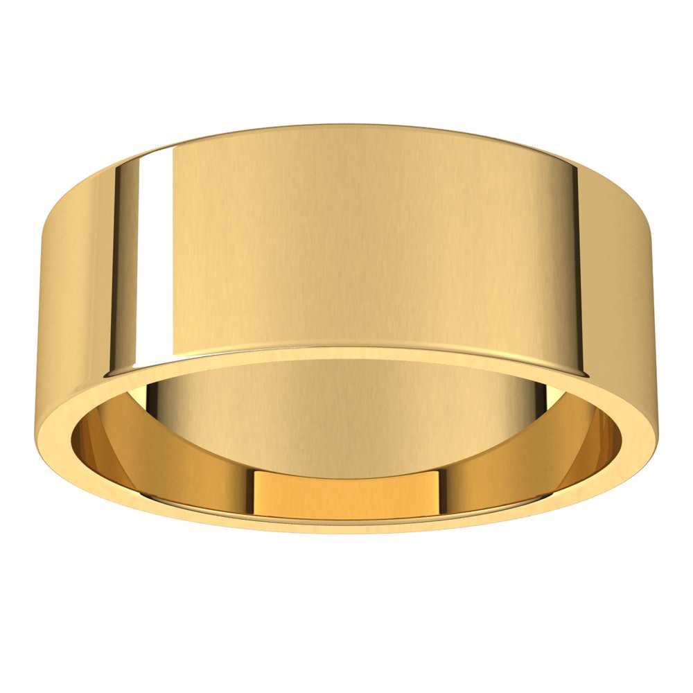 14K Yellow 7 mm Flat Band