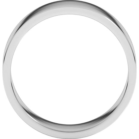 Continuum Sterling Silver 7 mm Flat Band Size 4.5