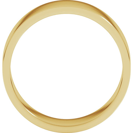14K Yellow 7 mm Flat Band
