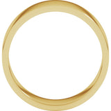 10K Yellow 7 mm Flat Band