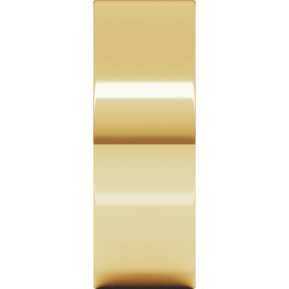 14K Yellow Gold 7 mm Flat Band Size 7