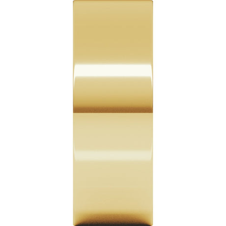 18K Yellow Gold 7 mm Flat Band Size 9.5