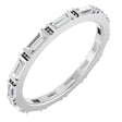 14K White 5/8 CTW Lab-Grown Diamond Eternity Band Size 7
