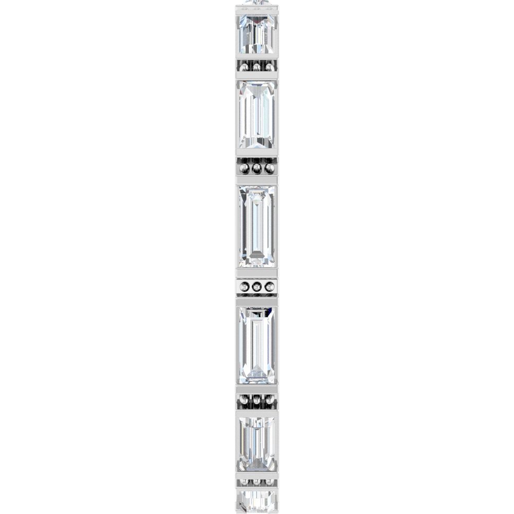 14K White 5/8 CTW Lab-Grown Diamond Eternity Band Size 7
