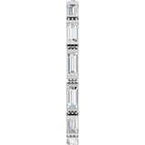 14K White 5/8 CTW Lab-Grown Diamond Eternity Band Size 7