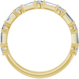 14K Yellow 3/4 CTW Natural Diamond Anniversary Band