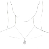 14K White Gold Cultured White Freshwater Pearl Vintage-Inspired 16-18" Necklace