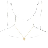 14K Yellow Vintage-Inspired Geometric 16-18" Necklace