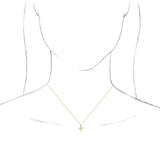 18K Yellow Gold-Plated Sterling Silver Initial K Dangle 18" Necklace