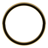 14K Yellow 2 mm Milgrain Flat Band