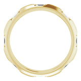 14K Yellow 1/5 CTW Natural Diamond Eternity Band