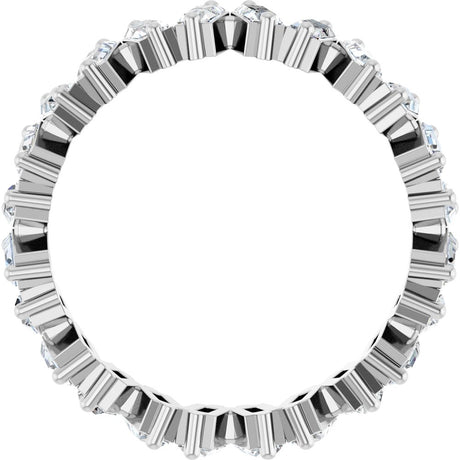 14K White 1 1/2 CTW Lab-Grown Diamond Eternity Band Size 7