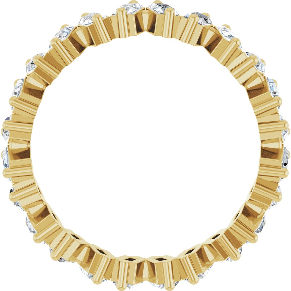14K Yellow 1 1/2 CTW Lab-Grown Diamond Eternity Band Size 7