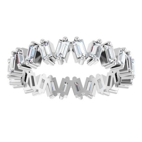 14K White 1 1/2 CTW Lab-Grown Diamond Eternity Band Size 7