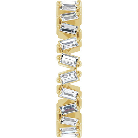 14K Yellow 1 1/2 CTW Lab-Grown Diamond Eternity Band Size 7