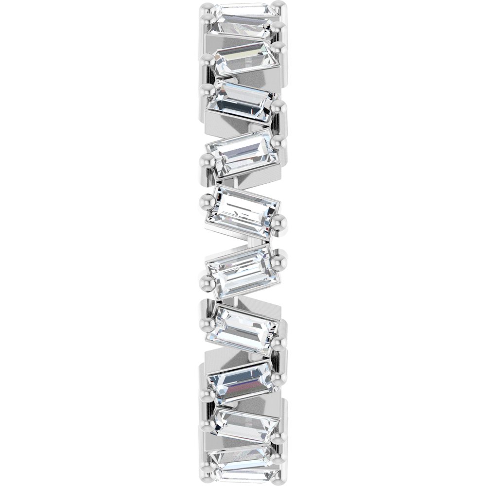 14K White 1 1/2 CTW Lab-Grown Diamond Eternity Band Size 7