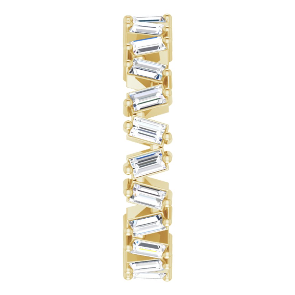 14K Yellow 1 1/2 CTW Lab-Grown Diamond Eternity Band Size 7