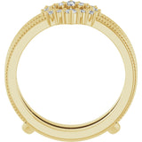 14K Yellow 1/6 CTW Lab-Grown Diamond Ring Guard