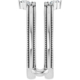 14K White 1/6 CTW Natural Diamond Ring Guard