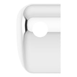 14K White Gold Puffed Heart Pendant