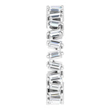Platinum 7/8 CTW Natural Diamond Eternity Band Size 6