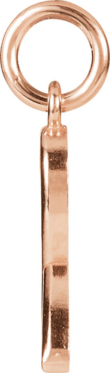 14K Rose Gold Posh Mommy® Breast Cancer Awareness Charm/Pendant