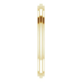 14K Yellow Gold 2 mm Stepped-Edge Comfort-Fit Flat Band Size 4