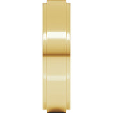 10K Yellow 5 mm Flat Comfort Fit Edge Band