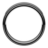 Continuum Sterling Silver 6 mm Flat Comfort Fit Edge Band