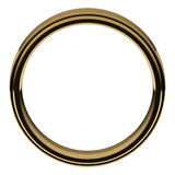 18K Yellow 6 mm Flat Comfort Fit Edge Band Size 9