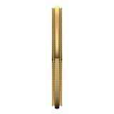 18K Yellow 2 mm Milgrain Stepped-Edge Half Round Band Size 6.5