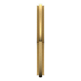 14K Yellow Gold 2 mm Milgrain Stepped-Edge Half Round Band Size 8