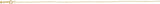 14K Yellow Gold-Filled 1.1 mm Adjustable Threader Cable 6-8" Chain 