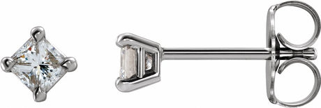 14K White Gold 1/3 CTW Natural Diamond Earrings