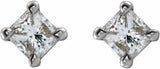 14K White Gold 1/3 CTW Natural Diamond Earrings