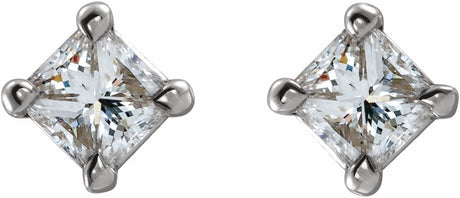 14K White Gold 1/3 CTW Natural Diamond Earrings