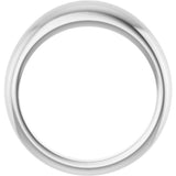 Sterling Silver 4 mm Petite Dome Ring