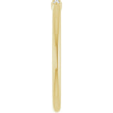 14K Yellow Gold .03 CTW Natural Diamond Stackable Ring 