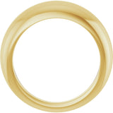 14K Yellow 6 mm Petite Dome Ring