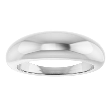 Sterling Silver 6 mm Petite Dome Ring