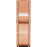 14K Rose Gold 6 mm Milgrain Flat Band Size 9