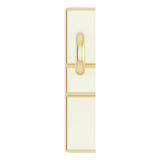 14K Yellow Gold 12x5.9 mm Sideways Cross 16-18" Necklace