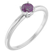 Sterling Silver Imitation Alexandrite Ring