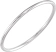 14K White Gold Stackable Ring Size 8
