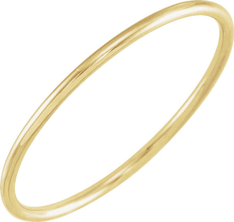 14K Yellow Gold Stackable Ring Size 3